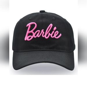 HAT BARBIE CAP WOMEN'S Black Baseball Adjustable New
